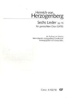 6 Lieder op. 10 Download