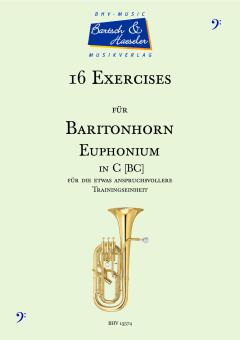 16 Exercises für Baritonhorn/Euphonium in C (BC) 