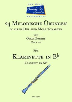 24 Melodische Übungen für Klarinette, Op. 20 