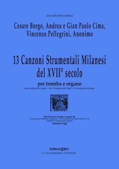 13 Canzoni Strumentali Milanesi del XVII° secolo Standard