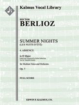 Les Nuits d'été (Summer Nights), Op. 7 No. 4 