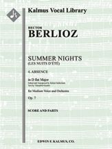 Les Nuits d'été (Summer Nights), Op. 7 No. 4 