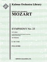 Symphony No. 25 in G minor, K. 183/173dB 