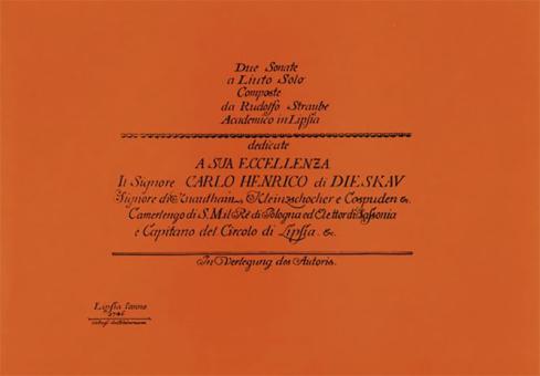 Due Sonate a Liuto solo 