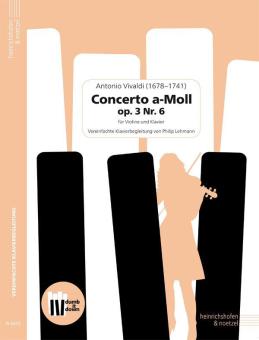 Konzert a-Moll op. 3, 6, 1. Satz 