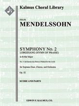Symphony No. 2 in B-flat or Lobgesang (Hymn of Praise) 