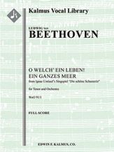 Concert Aria: O welch' ein Leben! ein ganzes Meer 