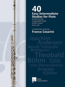 40 Easy-Intermediate Studies for Flute 