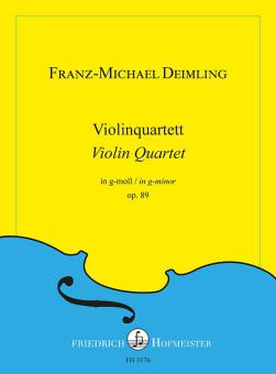 Violinquartett in g-moll op.89 
