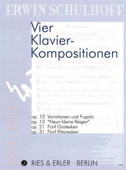4 Klavier-Kompositionen op. 10, 13, 21 & 31 