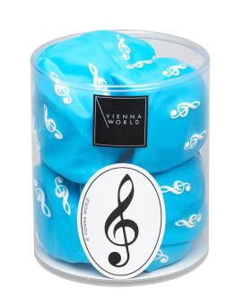 Ballonbox Violinschlüssel Hellblau (20 Stück) 