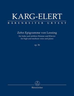 Zehn Epigramme von Lessing op. 56 Standard