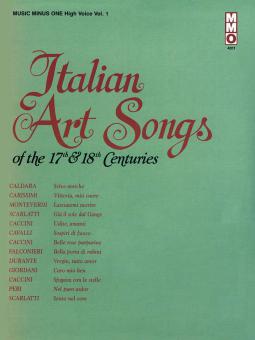 17th/18th Century Italian Songs for High Voice Vol. 1 