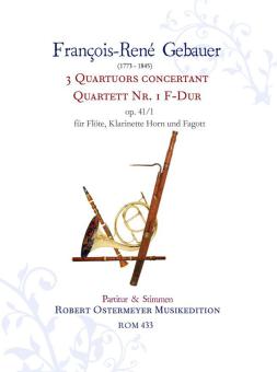 Quartett F-Dur Nr.1 op.41,1 