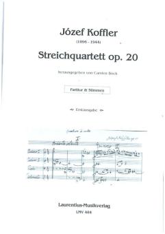 Streichquartett op. 20 
