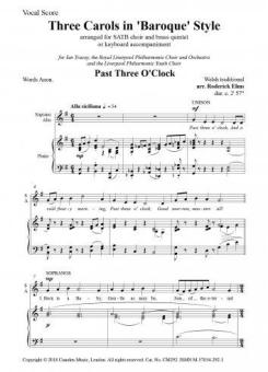 Three Carols in Baroque Style 