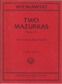 Two Mazurkas op. 12 