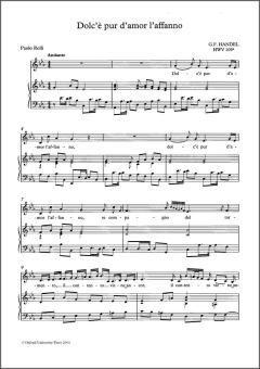 Dolc'è pur d'amor l'affanno, HWV 109a 