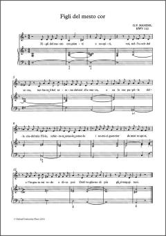 Figli del mesto cor, HWV 112 