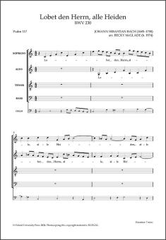 Lobet den Herrn, alle Heiden 