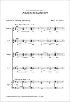 O magnum mysterium 