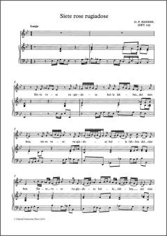 Siete rose rugiadose, HWV 162 