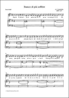 Stanco di più soffrire, HWV 167a 