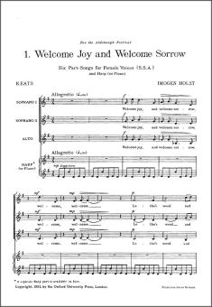 Welcome Sorrow and Welcome Joy 
