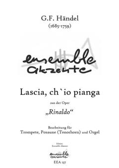 Lascia, chìo pianga Download