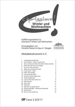 chorissimo! Winter und Weihnachten - Einzelstimme, Melodieinstrument 1 Standard