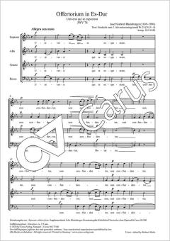 Offertorium in Es-Dur JWV 74 Standard