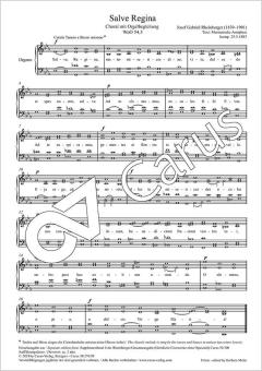 Salve Regina WoO 54,3 Standard