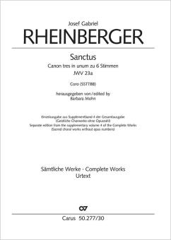 Sanctus JWV 23a Download