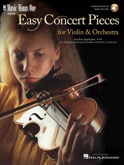 Easy Concert Pieces For Violin & Orchestra 