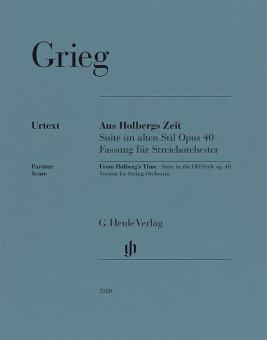Aus Holbergs Zeit op. 40 