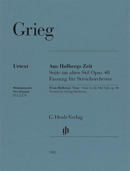 Aus Holbergs Zeit op. 40 