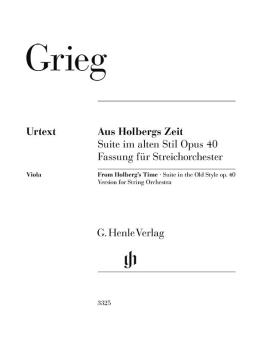 Aus Holbergs Zeit op. 40 