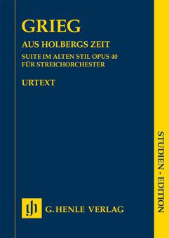 Aus Holbergs Zeit op. 40 