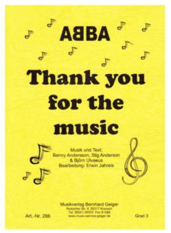 Thank you for the music - ABBA 