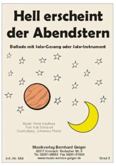 Hell erscheint der Abendstern 