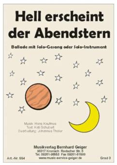 Hell erscheint der Abendstern 