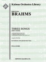 Three Songs (Drei Lieder) [collection] 
