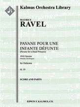 Pavane Pour une Infante Defunte (Pavane for a Dead Princess), M. 19 