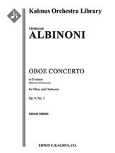 Concerto a Cinque in D minor, Op. 9, No. 2 (Concerto for Oboe in D minor, Op. 9/2) 
