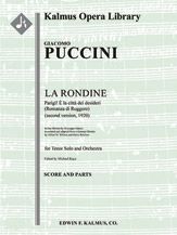 La Rondine: Parigi! E la Citta dei Desideri (Romanza di Ruggero; second version, 1920) 
