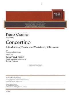 Concertino. Introduction, Theme, Variations & Ecossaise for Bassoon and Orchestra 
