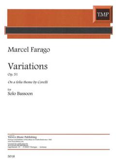 Variationen op. 51 über "la Folia" von Corelli 