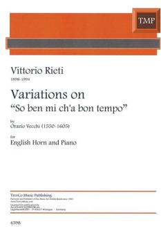 Variationen über "So ben mi ch'a bon tempo" von Orazio Vecchi 