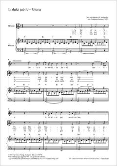 In dulci jubilo - Gloria Standard