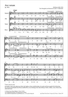 Ave verum op. 166,1 Standard